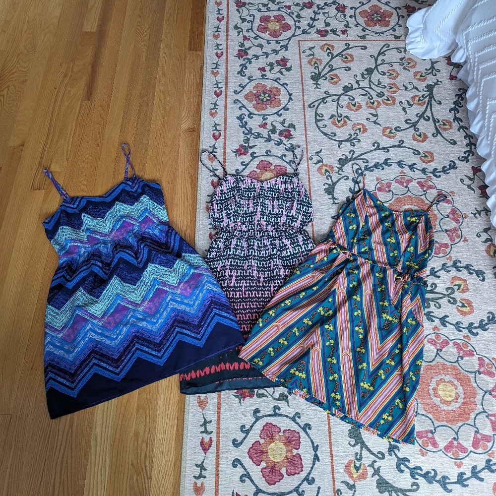 Bundle of three spring dresses